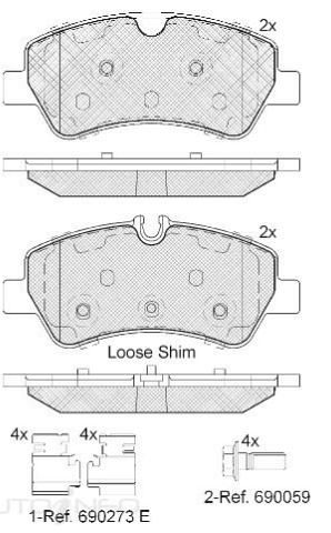 DISC BRAKE PADS 