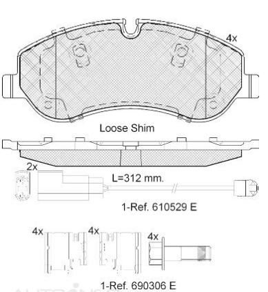 DISC BRAKE PADS 