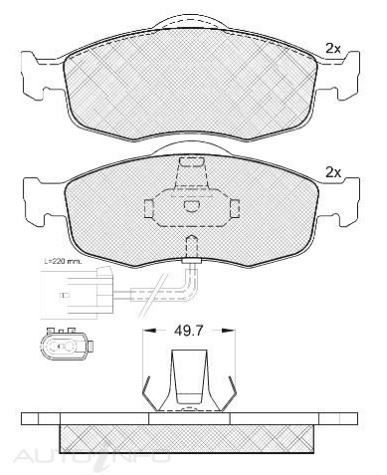 DISC BRAKE PADS 