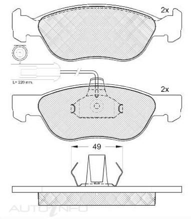 DISC BRAKE PADS 