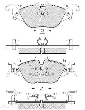 DISC BRAKE PADS 