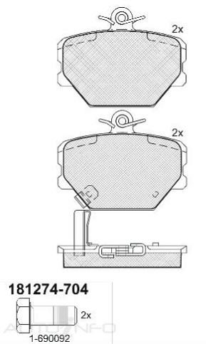 DISC BRAKE PADS 