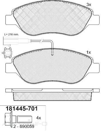 DISC BRAKE PADS 