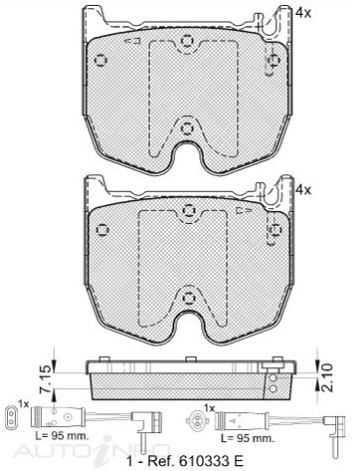 DISC BRAKE PADS 