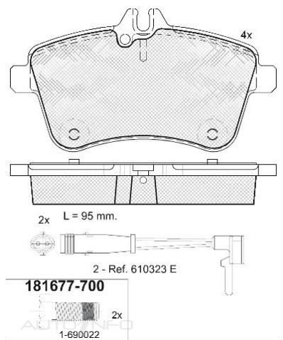 DISC BRAKE PADS 