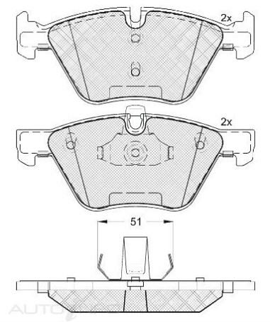 DISC BRAKE PADS BMW