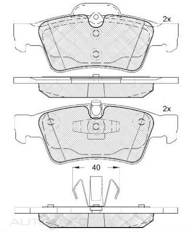 DISC BRAKE PADS 