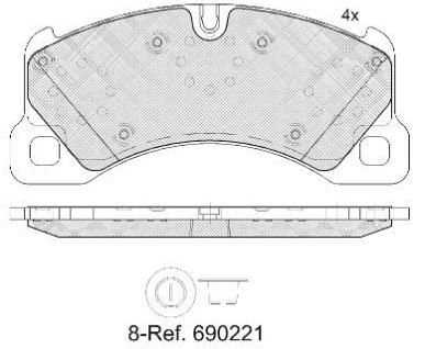 DISC BRAKE PADS 