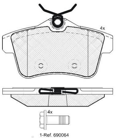 DISC BRAKE PADS 