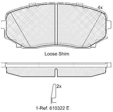DISC BRAKE PADS 
