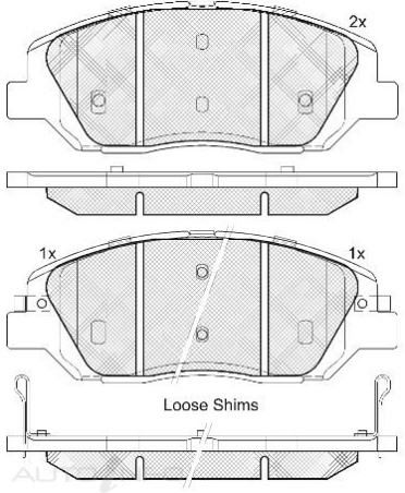 DISC BRAKE PADS HYUNDAI, KIA, SSANGYONG