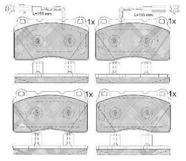 DISC BRAKE PADS 