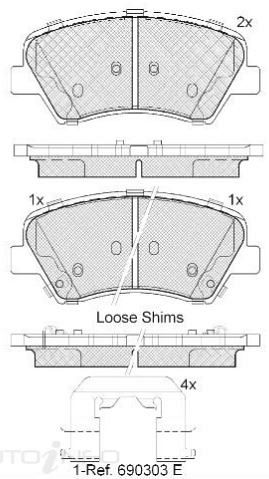 DISC BRAKE PADS 