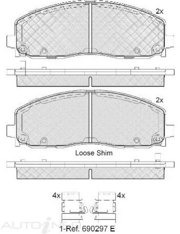 DISC BRAKE PADS 