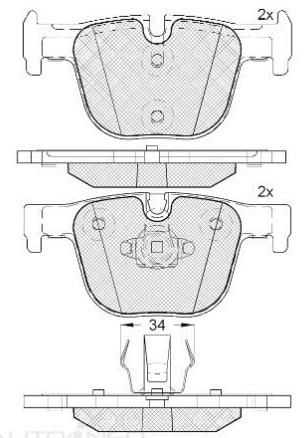 DISC BRAKE PADS 