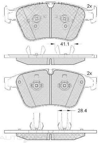 DISC BRAKE PADS 