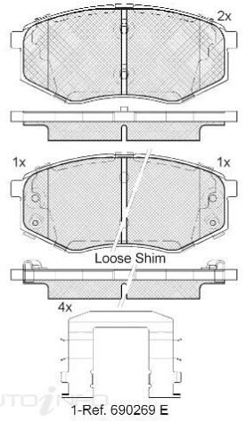 DISC BRAKE PADS 