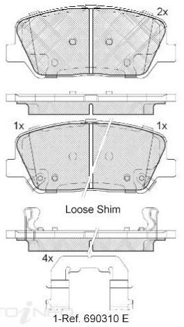 DISC BRAKE PADS 