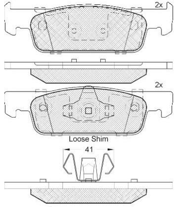 DISC BRAKE PADS 