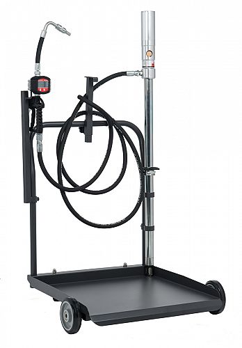 EL SERIES MOBILE 205L OIL TRANSFER KIT WITH METER AND TROLLEY