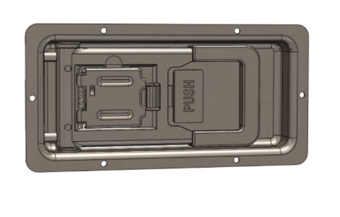 RECESSED SIDE DOOR CAMLOCK - STAINLESS STEEL