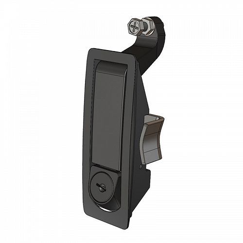 PUSH TO CLOSE LATCH - LOCKING (BLACK) GRIP RANGE 1-24MM