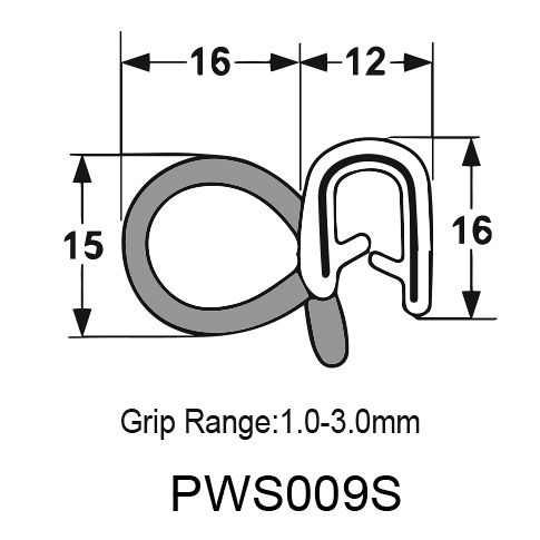 PINCHWELD – EPDM SIDE BULB/FLAP SPONGE SEAL