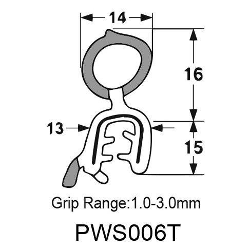 PINCHWELD – EPDM TOP BULB SPONGE SEAL