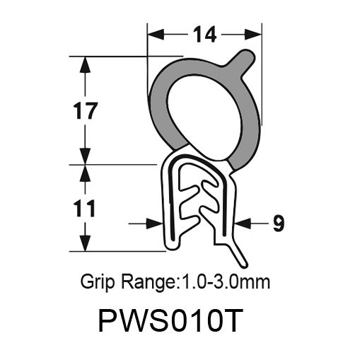 PINCHWELD – EPDM TOP BULB SPONGE SEAL