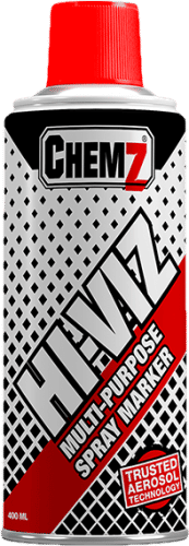 CHEMZ HI-VIZ RED MARKER SPRAY