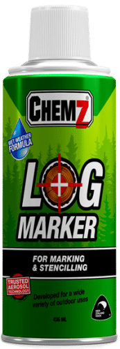 CHEMZ WHITE LOG SPRAY MARKER