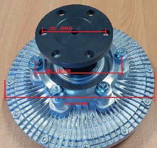 HUB, VISCOUS FAN CLUTCH