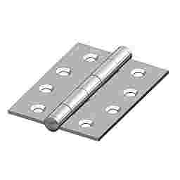BUTT HINGE - FITTED PIN S/STEEL 