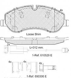 DISC BRAKE PADS 