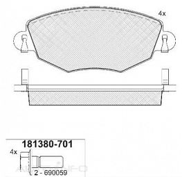 DISC BRAKE PADS 