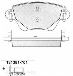 DISC BRAKE PADS 