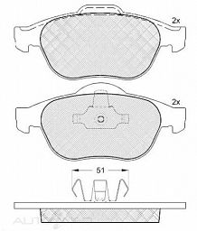 DISC BRAKE PADS 