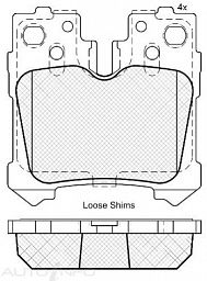 DISC BRAKE PADS 