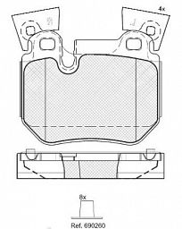 DISC BRAKE PADS 