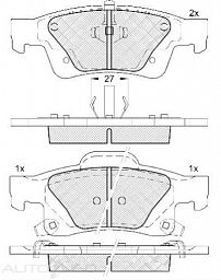 DISC BRAKE PADS 