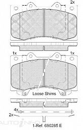 DISC BRAKE PADS 