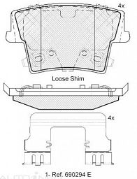 DISC BRAKE PADS 