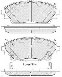 DISC BRAKE PADS 