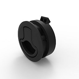 FLUSH PULL LATCH - NON LOCKING (WHITE)