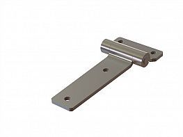 REAR DOOR HINGE - FLAT - STAINLESS STEEL - 135mm LENGTH