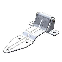 REAR DOOR HINGE - STEEL - 225mm LENGTH