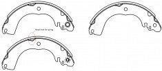 BRAKE SHOE NISSAN MITSUBISHI 