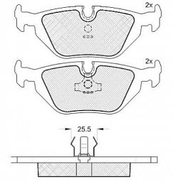 DISC BRAKE PADS 