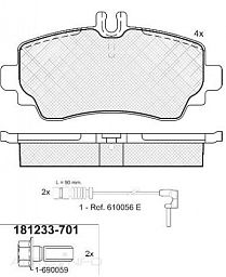 DISC BRAKE PADS 