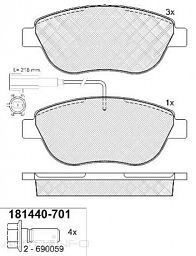 DISC BRAKE PADS 